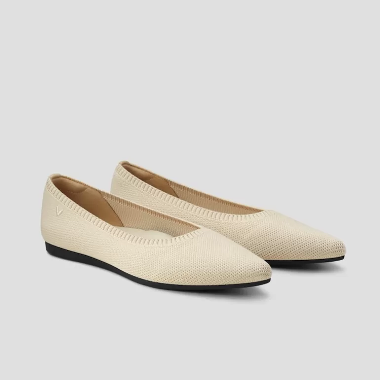 VIVAIA Aria 5° | Aria5° Women Pointy Flats In -Sustainable & Washable |