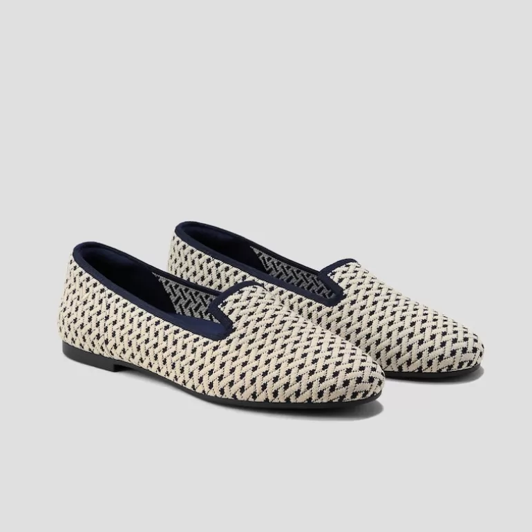 VIVAIA Audrey | Audrey Round-Toe Woven Knit Loafer In |