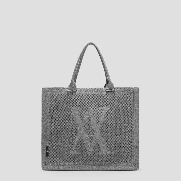 VIVAIA All Bags | Totes | Charly Tote Bag In Pale Grey-Women's Sustainable, Washable Knitbags |