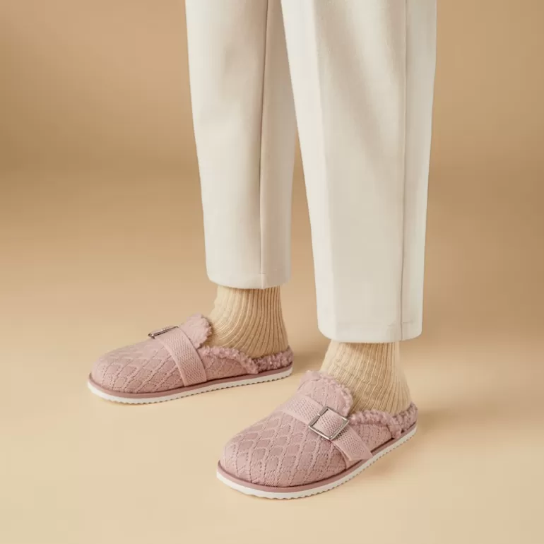 VIVAIA Hazel | Hazel Round-Toe Wool Slippers In |