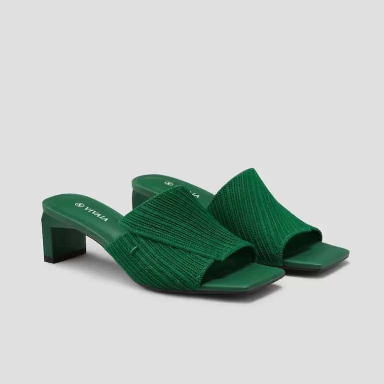 VIVAIA Jade | Jade Square-toe Sustainable Heeled Sandals In |