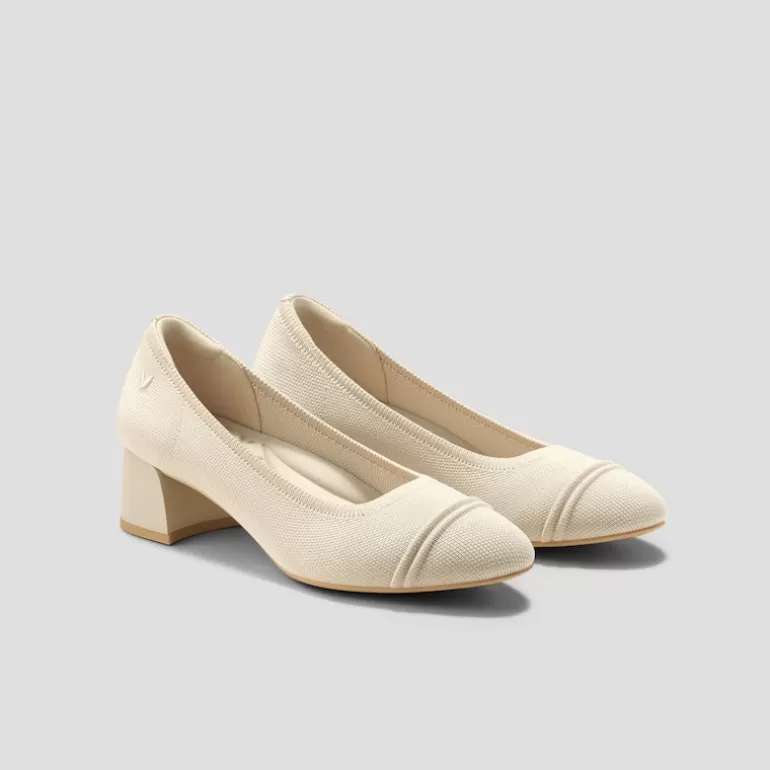 VIVAIA Julie Pro | Julie Pro Round Toe Heels - Sustainable & Washable |