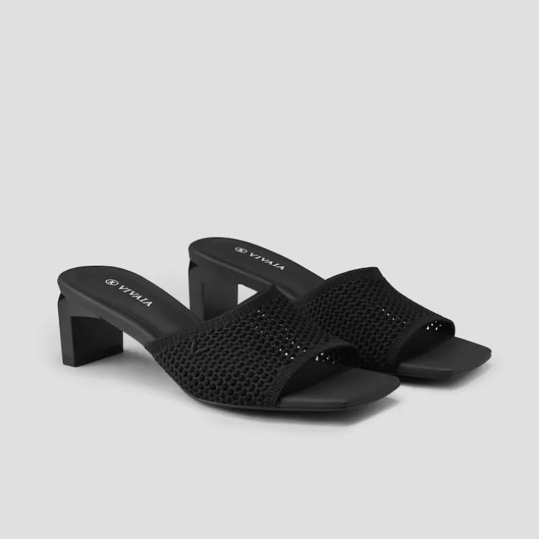 VIVAIA Jade | Juliet Square-toe Heeled Sandals In -Sustainable & Stylish |