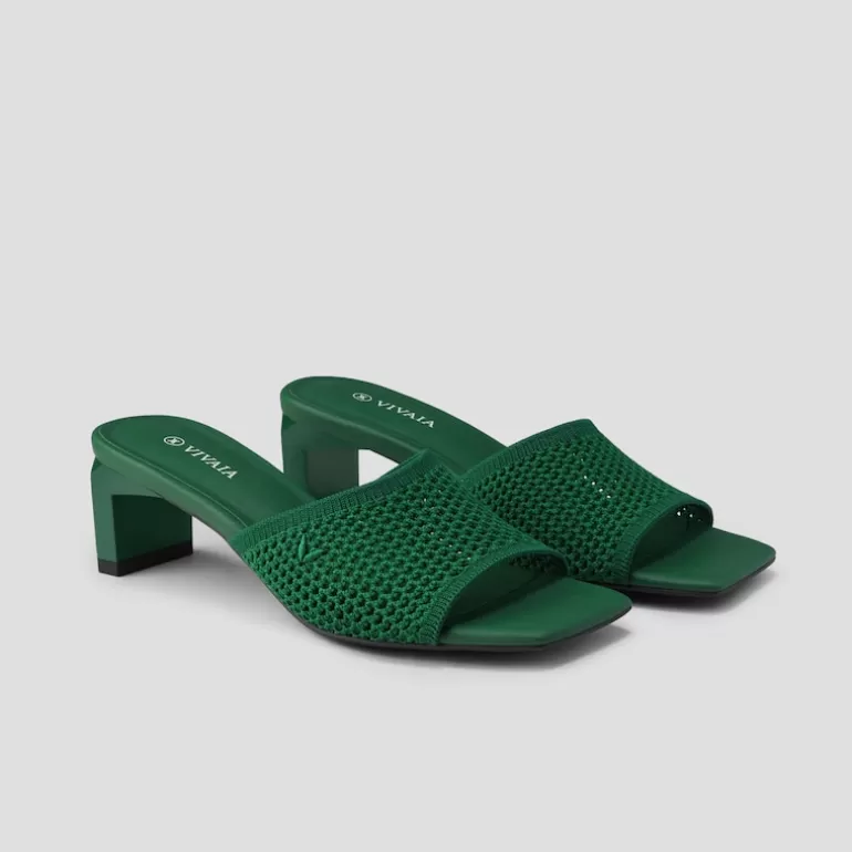 VIVAIA Jade | Juliet | Juliet Square-toe Heeled Sandals In -Sustainable & Stylish |