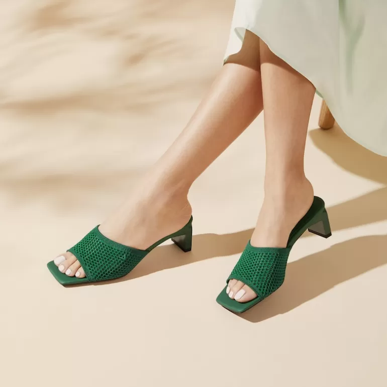 VIVAIA Jade | Juliet | Juliet Square-toe Heeled Sandals In -Sustainable & Stylish |