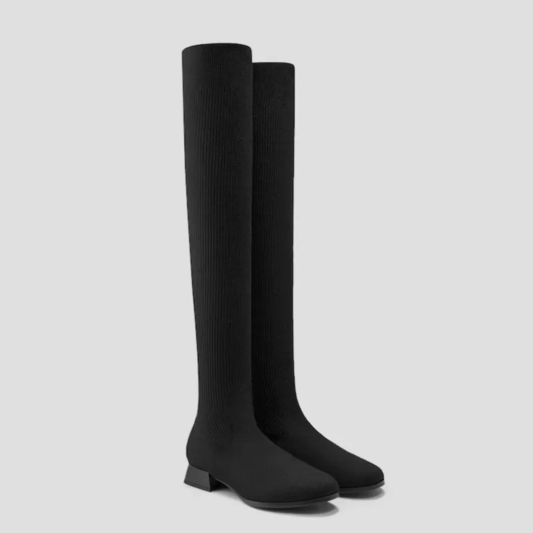 VIVAIA Madeline | Madeline Pro Round-Toe Water-Repellent Wool Over-the-Knee Boots In |