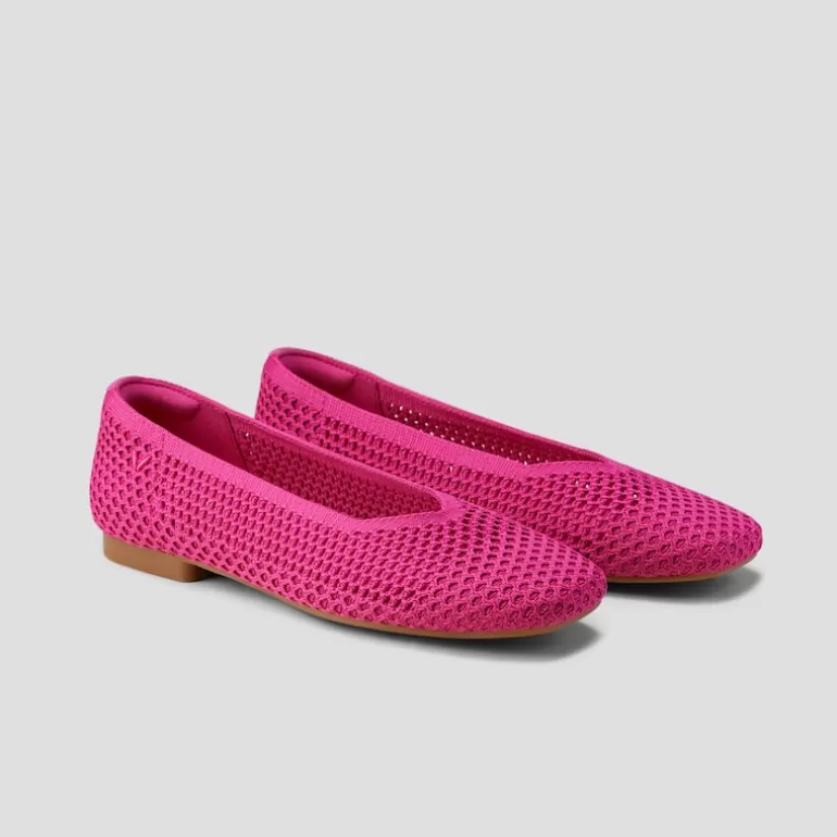 VIVAIA Margot | Margot Mesh Square-Toe V-Cut Mesh Flats In |