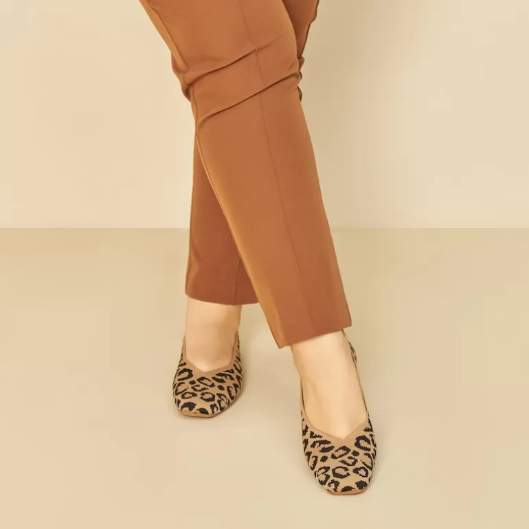 VIVAIA Margot | Margot Square-Toe Flats For Bunions&Wide Feet In Leopard-More Breathable Margot |