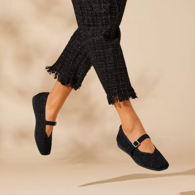 VIVAIA Mary-Jane | Walker | Margot Walker Mary-Jane Lightweight Square-Toe Mary-Jane In Black |