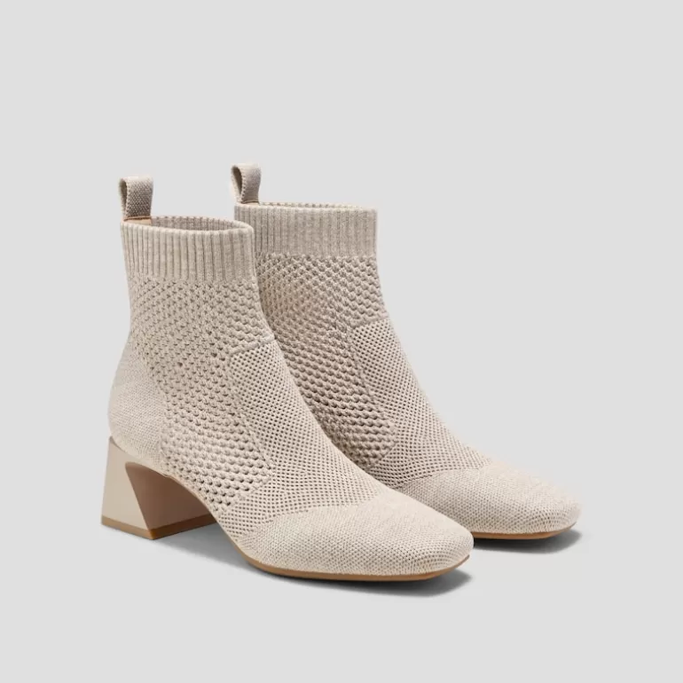 VIVAIA Melissa | Perforated Block Heel Boots (Melissa), WHEAT NATURAL, EU35.5 |