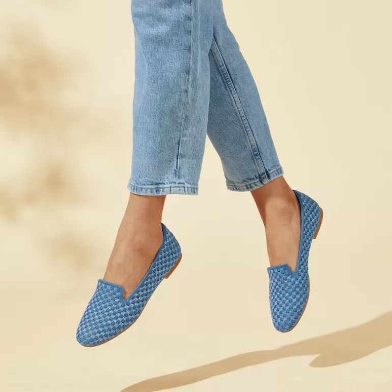 VIVAIA Audrey | Round-Toe Woven Knit Loafer In |