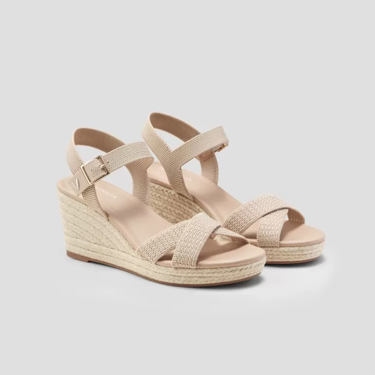 VIVAIA Sally | Sally Round-toe Wedge Sandal In -Sustainable & Stylish |