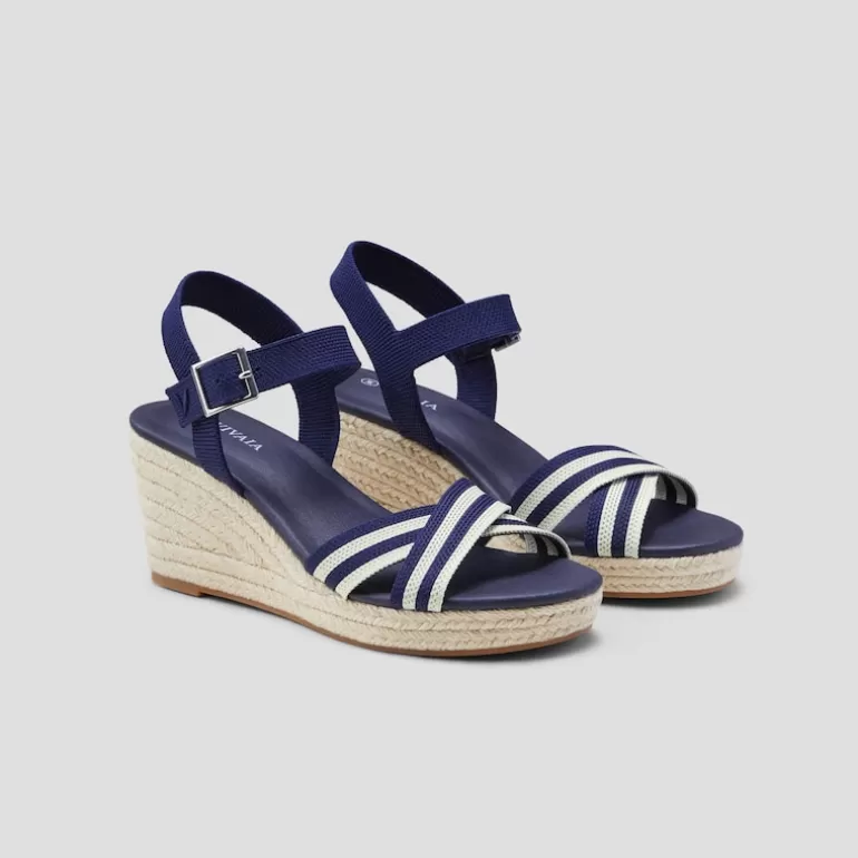 VIVAIA Sally | Sally Round-toe Wedge Sandal In -Sustainable & Stylish |