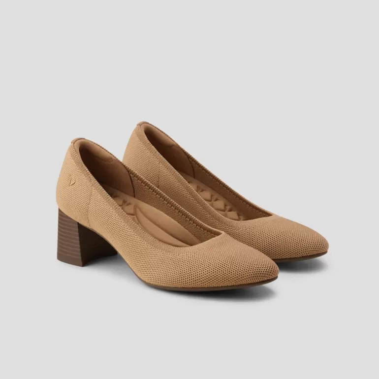 VIVAIA Tamia Block Heel | Tamia Almond Toe Block Heel In |