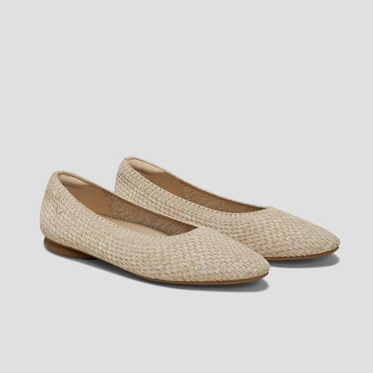 VIVAIA Tamia | Tamia Hemp Round Toe Flats In -Sustainable & Washable |