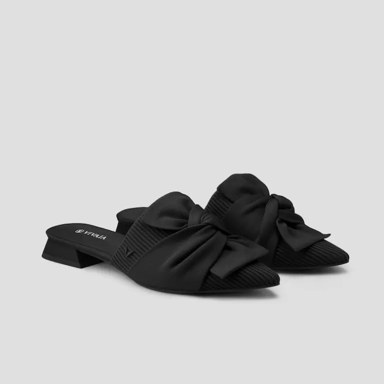 VIVAIA Yaffa | Yaffa Pointed-Toe Knot Mules In -Sustainable & Style Shoes |