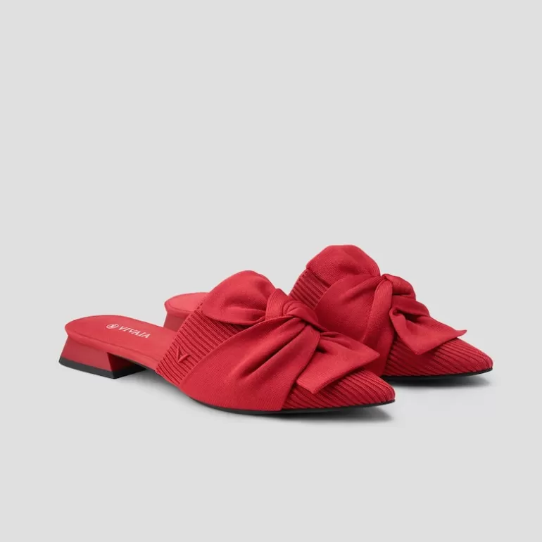 VIVAIA Yaffa | Yaffa Pointed-Toe Knot Sustainable Mules In |