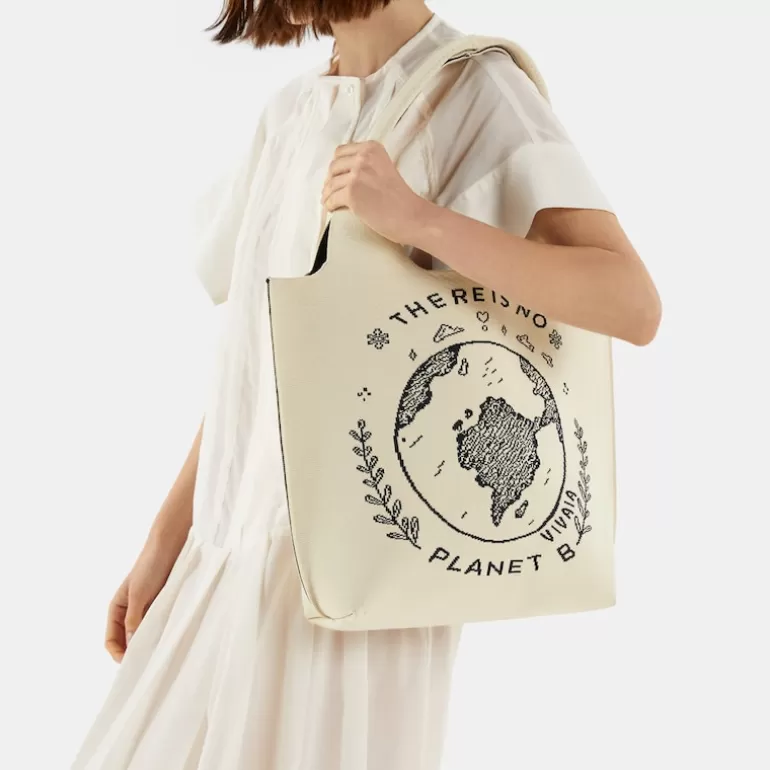 VIVAIA All Bags | Totes | Yoki Tote Bag In -Sustainable & Washable Knitbags |